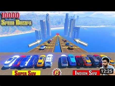 Indian Suv Cars Vs Super Suv Cars Bumps Challenge