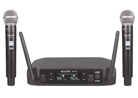 Uhf Wireless Microphone Maxim Promax Audio