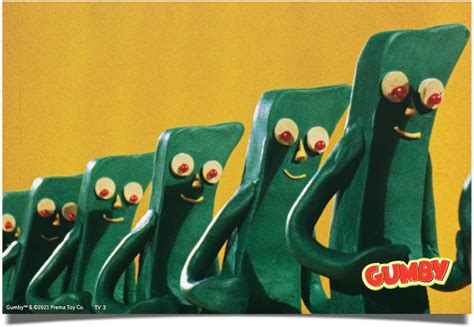 Amazon.com: Gumby Poster 24 inches by 36 inches Poster Decoration Room ...