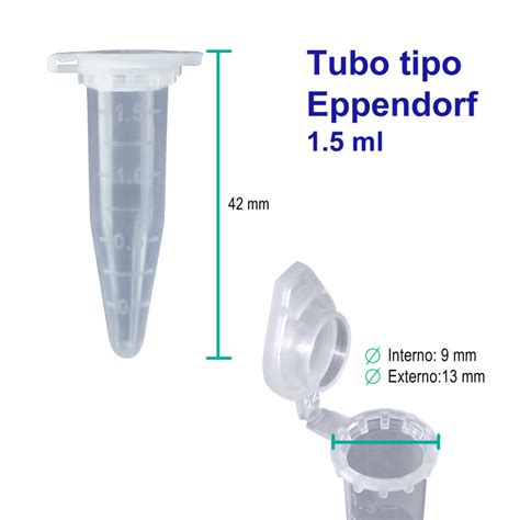 Tubos tipo Eppendorf con Tapón 1 5 ml ICB