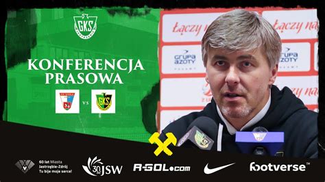 Gks Tv Konferencja Prasowa Po Meczu Wis A Pu Awy Gks Jastrz Bie