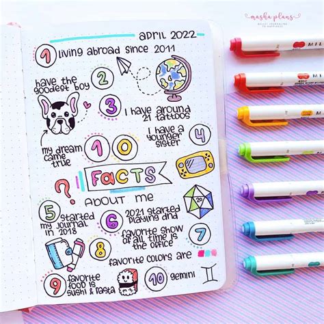 31 Fun And Simple Bullet Journal Page Ideas Masha Plans