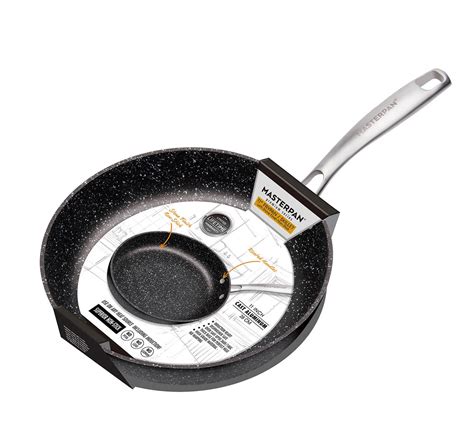 Fry Pan And Skillet Non Stick Cast Aluminum Granite Look Finish 11 Masterpan