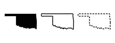 State Of Oklahoma Clip Art Library