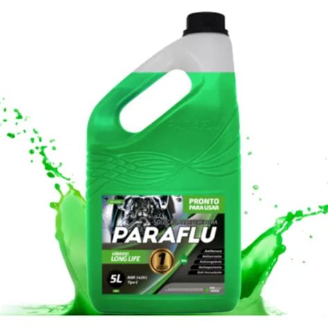 Aditivo Radiador Paraflu Verde Híbrido Pronto Uso 5L 412999 PARAFLU