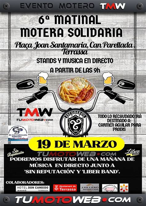 Vi Matinal Motera Solidaria Tumotoweb Eventos Moteros