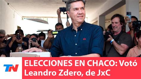 ELECCIONES EN CHACO I Votó Leandro Zdero el candidato de JxC