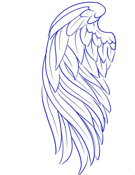 Angel Wings Tattoo Outline