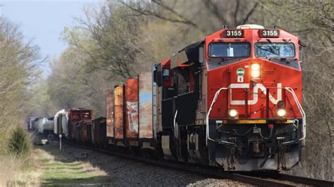 Railfanning Canadian Nationals Fulton Subdivision In Covington