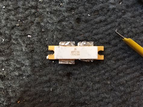 MRF186 amp problem