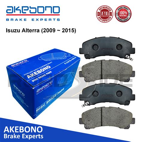 Akebono Front Brake Pads For Isuzu Alterra Shopee