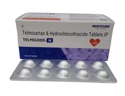 Telmisartan Mg Hydrochlorothiazide Mg Tablet General Medicines At