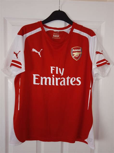 Arsenal Home Football Shirt Sponsored By Emirates