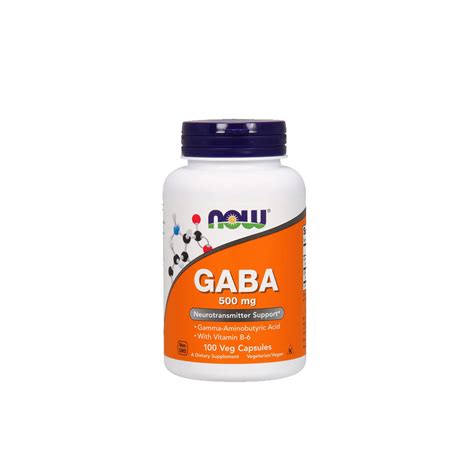 Now Supplements Gaba 500mg B6 100 Viên Wheyplus