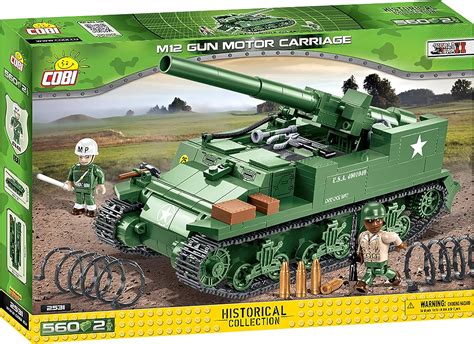 Amazon.com: COBI - Small Army M12 Gun Motor Carriage (560 PCS) : Toys ...