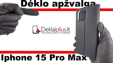 Apple iPhone 15 Pro Max Dux Ducis Skin Pro dirbtinės odos atverčiamas