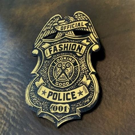 Donut Police Badge Etsy