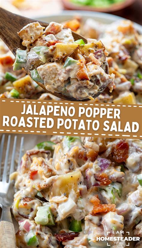 Jalape O Popper Roasted Potato Salad Recipe Roasted Potato Salads