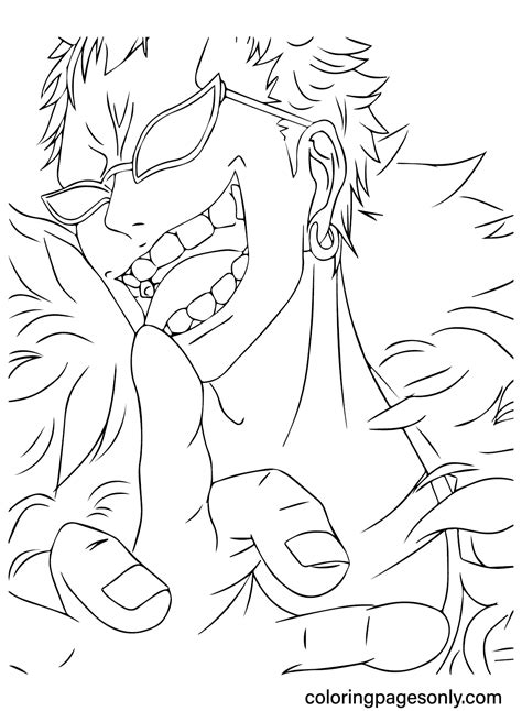 Donquixote Doflamingo Coloring Pages To Download Free Printable