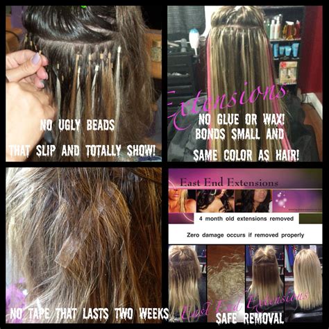 Glam Rock Extensions Is Attached To Your Hair With Advanced Keratin Protein Bonding Technology