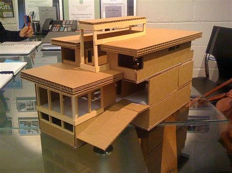 Design Drawings Of An Architect Architecture Ideas Cardboard Model Architecture Model