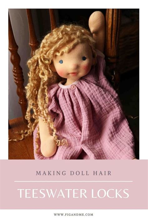 Dollmaking Tips How To Make Doll Hair — Fig And Me Knitting Dolls Hair