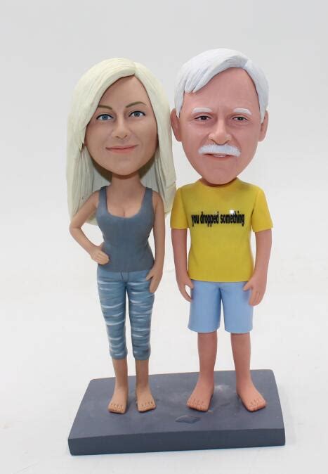 Couple Custom Bobbleheads [c3301] 135 00 Custom Bobblehead Dolls And Personalized Cake