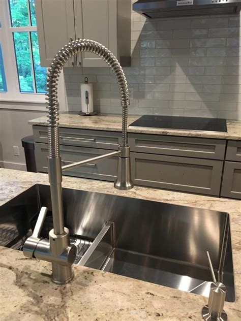 Buy Britt Single Handle Pull Down Sprayer Kitchen Faucet In Spot Free