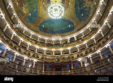 Inside view of the Teatro Amazonas - built in 1896 during the Rubber ...