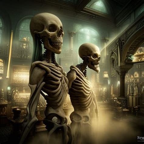 Skeleton Museum : r/nightcafe