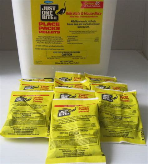 Just One Bite Ii Pellet Packs 10 Packs 15 Oz Packs Fresh Rat