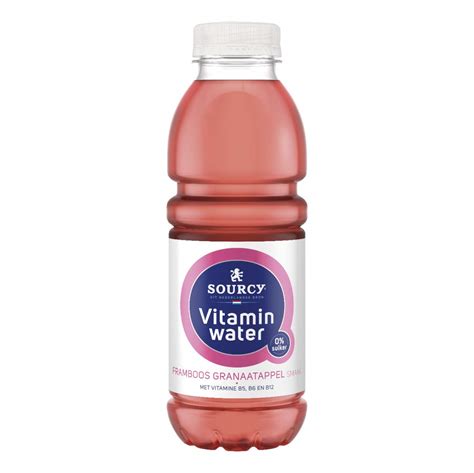 Sourcy Vitamin Wasser Himbeer Granatapfel 0 Zucker 6 PET Flaschen X