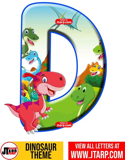 Free Printable Dinosaur Alphabet Letters