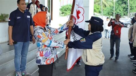 Pelepasan Pmr Utusan Pemprov Lampung Ikut Jumbara Di Gor Way Handak