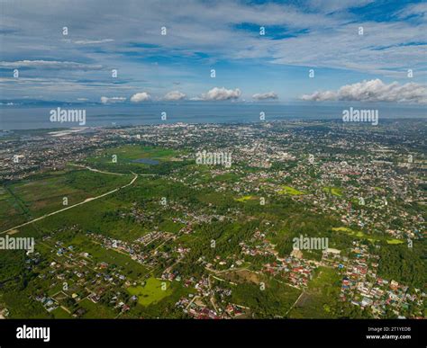 Aerial View Of First Class Highly Urbanized City In Zamboanga Peninsula