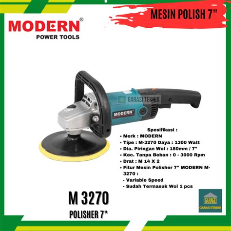 Jual MODERN POLISHER 3270 UKURAN 7 INCH Shopee Indonesia