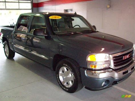 2006 Stealth Gray Metallic Gmc Sierra 1500 Slt Crew Cab 24308098 Car Color