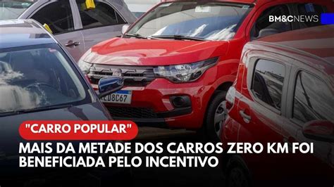 MAIS DA METADE DOS CARROS ZERO KM FOI BENEFICIADA PELO INCENTIVO YouTube