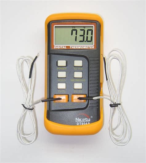 Digital 2 K Type Thermocouple Thermometer Nicety DT804A Amazon In