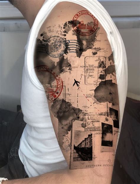 The Art Of Travel Exploring The World Of World Traveler Tattoos