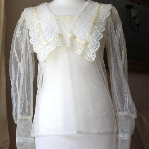 Insanely Beautiful Gunne Sax Blouse The Label Says Depop