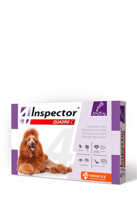 INSPECTOR QUADRO C Spot-on for DOG 10-25kg – VEPCO