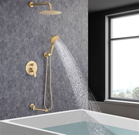 Rainlex Syst Me De Douche Mural Pression Quilibr E Valve Brute