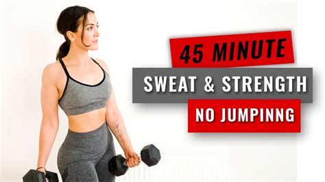 Min Full Body Toning Low Impact Total Core Workout Weights No