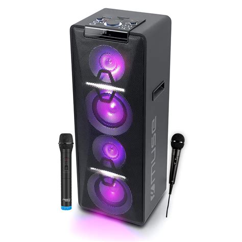 Enceinte Dj Sono Muse M Dj Bluetooth Avec Batterie Lecteur Cd