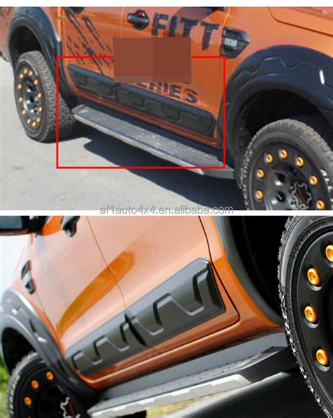 Body Cladding Side Door Moulding Guard Abs Pcs For Ranger Up