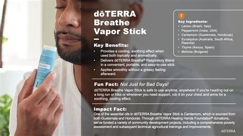 Doterra Breathe Vapor Stick Doterra Essential Oils