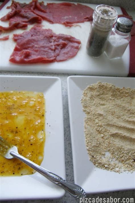 Cómo hacer milanesas empanizadas paso a paso Pizca de Sabor