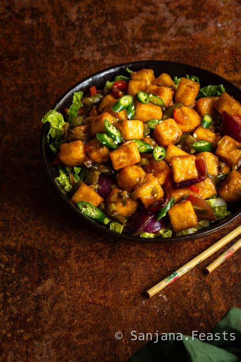 Chilli Paneer Paneer Recipes Sanjana Feasts