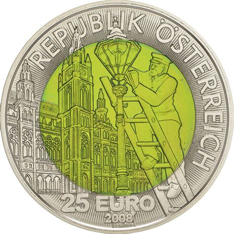 25 Euro Licht 2008 Stgl Österreich Niob